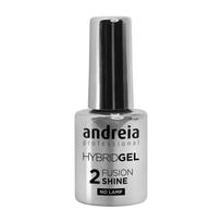 ANDREIA HYBRID GEL FUSION SHINE viršutinis hibridinio nagų lako sluoksnis, 10,5 ml