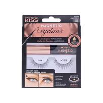 KISS MAGNETIC magnetinės dirbtinės blakstienos ir magnetinė akių kontūro plunksnelė