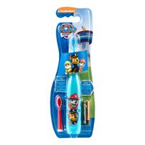 PAW PATROL SOFT elektrinis dantų šepetėlis, šepetėlio antgalis, baterija