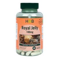H&B Bičių pienelis 100 MG, 90 kapsulių