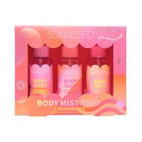 SUNKISSED BODY MIST TRIO kūno miglų rinkinys (3 x 100 ml)