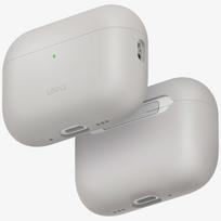 Uniq Lino silikoninis dėklas AirPods Pro - Šviesiai pilkas