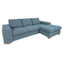 Kampinė sofa DAGMAR šviesiai mėlyna