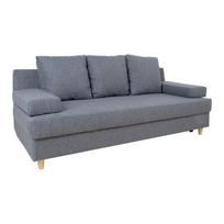 Sofa-lova VELLA su daiktadėže, pilka