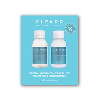 Clearr Crystal Hydration intensyviai drėkinantis šampūno ir kondicionieriaus rinkinys, 100ml + 100ml