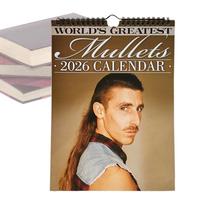 2026 Mullet Calendar Hair Stylist Journal Daily View Journal & Organiser Hair Stylist's Mullets Funny Cool Calendar