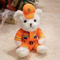 1 vnt. 25/35 cm Kawaii Kapitonas Lokys Gaisrininkas Lokys Kamufliažinė Uniforma Lokys Pliušinis Žaislas Kimštas Minkštas Gyvūnas Lėlės Mielas Lokys Dovana 25cm