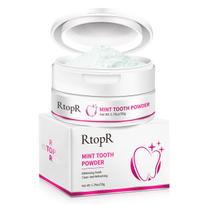 RtopR Mint Whitening Teeth Powder - Freshens Breath & Stain Removal 50g 1pcs