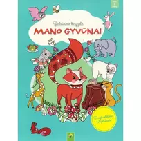 Knyga MANO GYVŪNAI. SPALVINIMO KNYGELĖ