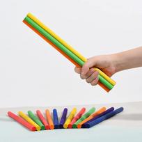 50 vnt Spalvingos medinės ritmo lazdos Klasikinės būgnų lazdos vaikams Samba muzikiniai mušamieji instrumentai Mokomieji žaislai Lazdelių rinkinys