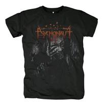 Psychonaut4 Marškinėliai Juodo Metalo Grupės Marškinėliai Vyriški Linksmas Raštas Spausdintas Medvilninis Marškinėlis Harajuku Gatvės Stiliaus Marškinėliai Viršutiniai Drabužiai Unisex#Spalva S juoda