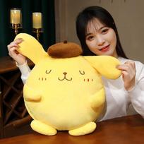 40-50cm Animacinis Pom Pom Purin Kimštinis Pliušinis Žaislas Miela Pagalvė Dovana Vaikams Super Minkštas Pom Pom Purin Pliušinis Lėlė Kambario Dekoracija 40cm gray