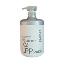 PAMPAS Volume X2 LPP Pack 1000ml | Professional LPP Hair Clinic Treatment |Damage Repair & Moisturizing Hair Mask | K-Beauty Salon Care 1L
