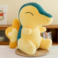 Elfų chrizantemos lapo žolės lėlė pliušinis žaislas Mažas monstras Pokémon lėlė Dovana mergaitėms draugo pagalvė 30cm