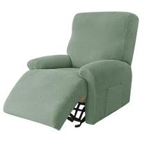 Atsilenkiamos sofos užvalkalas Tinginio kėdės vientisos spalvos pagalvės užvalkalas Sofos užvalkalas 1/2/3/4 vietos Vandeniui atsparus lapų tekstūros sofa 1 Seater