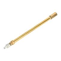 A ABSOPRO Padangos Ventilio Stiebo Oro Pripūtimo Adapteris Patvarus 150 mm Ilgas Padangos Ventilio Prailgintuvas Varis Sidabro Spalvos