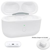 AirPods Pro 2/AirPods Pro 680 mAh įkrovimo dėžutė ausinėms, belaidžio įkrovimo dėklas, 8 kontaktų sąsaja balta