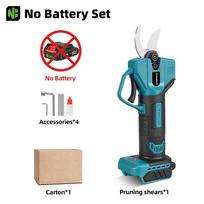 NewBeny 2 greičiai 30 mm elektrinės genėjimo žirklės vaismedžių bonsai belaidės genėjimo žirklės elektriniai įrankiai Makita 18V baterijai NO Battery Set 1