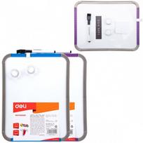 Magnetinė mokyklinė lentelė DELI 21,6x27,9m su 2 magnetais ir žymekliu E39154