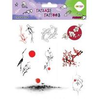 Nuplaunamos tatuiruotės JAPANESE (lapas 15x20cm) Happy Color HA4261 1520-UR02