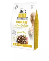 Brit Care Cat Haircare with Raw Delights sausas maistas katėms, 2 kg