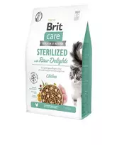 Brit Care Cat Sterilized with Raw Delights sausas maistas katėms, 2 kg