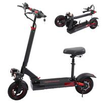 FREEBOY J01 Suaugusiųjų visureigis sulankstomas elektrinis paspirtukas su sėdyne 48V18Ah baterija 800W variklis 10 colių visureigio padangos Miesto elektrinis paspirtukas