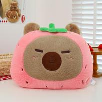 Cute Kapibara Doll Capybara Pillow Pillow Press Doll Large Plush Toy Children's Doll 38cm（0.35kg） oranžinė