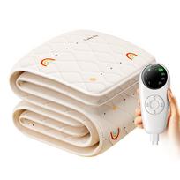 CHIGO Graphene Single Electric Blanket with Timer and Mite Removal CN plug (adapter included)