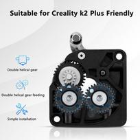 Upgrade Extruder Gear Kit For Creality K2 Plus All Metal Filament Drive Gear Extruder Nickel Plated Dlc Coating 3D Printer Part A1