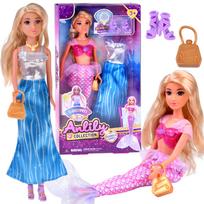 Anlily 2-in-1 Undinėlės princesė lėlė + aksesuarai ZA5708