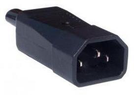 AC IEC kištukas - 250V - 10A - laido montavimui