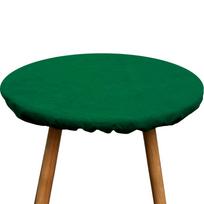 Felt Card Table Game Cover Round Tablecloth Poker Table Cover Fit 36-48 Inch Game Table Topper Mat Game Table Protector žalia