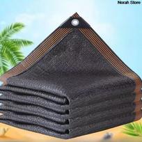 New 6PIN Black Sunshade Net Shading65~75% Plant Greenhouse Cover Mesh Fence Privacy Screen Garden Sun Shed Outdoor Anti-UV 2x1m
