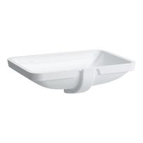 Praustuvas Laufen PRO S 55x38cm, H8119680001091, šlifuota mont. briauna, montuojamas iš apačios,baltas