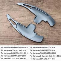 Automobilio vairo perjungimo svirtelės Aliumininės perjungimo svirtelės Mercedes-Benz AMG SL65 ML63 GL63 C63 E43 A45 C65 GLA45 CLS63 raudona