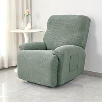 Leaves Jacquard Recliner Chair Cover Elastic Spandex Single Sofa Covers Armchair Slipcover  Chair Covers Couch Protector