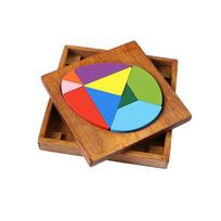 Kiaušinio dėlionė Tangram Rompecabezas Montessori Vaikų žaislai Edukaciniai Juguetes Y Aficiones 3D medinė dėlionė