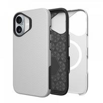 Sidabro spalvos dėklas "Perfectionists Triangle Mag Case" telefonui Apple iPhone 16