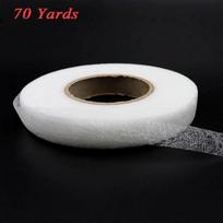 Double Sided Sewing Accessory Adhesive Tape White Cloth Apparel Fusible Interlining Fabric Tape DIY Hand Made Sewing Accessory 1cm width balta
