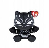 Juodas Pantera Beanie Babies pliušinis žaislas, 15 cm