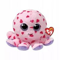 Plīkšķis Ty Beanies Boos Bubbles rožinė aštuonkojė 15cm