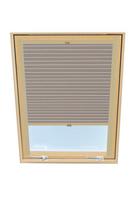 Klostuota užuolaidėlė stoginiam langui Velux, 94x118 cm, Smėlio B-306000