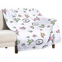 heartstopper Netflix nick Charlie Throw Blanket Blanket For Decorative Sofa anime Sofa Quilt Furry Blanket# 75X95CM pilka spalva