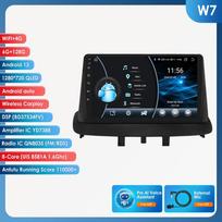 Ossuret 4G 9  Android 12 Automobilio radijo imtuvas GPS, skirtas Renault Megane 3 Fluence 2008 - 2014 Samsung SM3 2Din Carplay Automobilio stereo grotuvas, protinga navigacija W7 8Core 6G 128G,AI