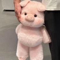 Nauja miela, kvapni kiaulytės lėlė yra minkšta ir puikiai dera prie pliušinio žaislo kaip dovana mergaitėms. 45cm