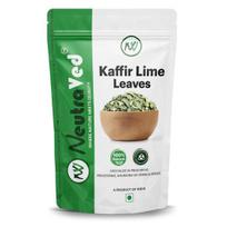 NeutraVed Džiovinti Kaffir laimo lapeliai Citrusinių vaisių skonio Maisto gamybai, Pietų Azijos patiekalams, Tailando maistui Makrut žalia arbata (10 g)