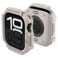 Beige spalvos dėklas "Spigen Rugged Armor V2" laikrodžiui Apple Watch 10 / 11 (42 MM)