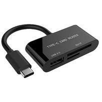 Gembird SD Card Reader, OTG, Black UHB-CR3-02