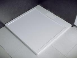 Kvadratinis dušo padėklas Besco Axim UltraSlim, 90 x 90 x 4,5 cm